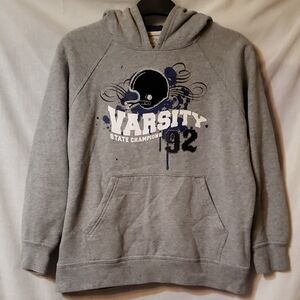 Old Navy Gray Pullover Hoodie with Varsity '92 Graphic